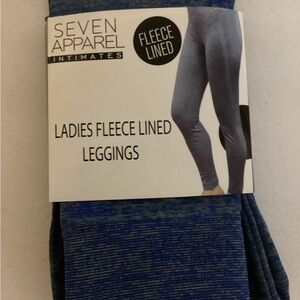 Seven Apparel Blue Fleece Lined Jeggings